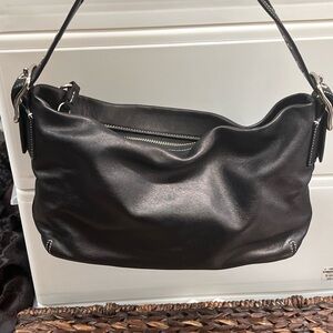 Coach leather hobo bag
